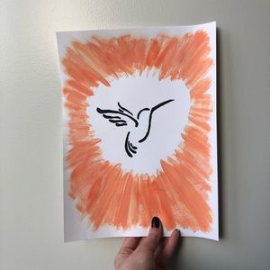 Hummingbird Art Print